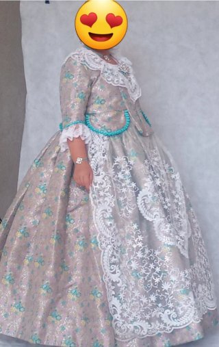 Traje de Fallera Talla 10-12 Años