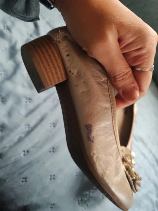 Zapatos Pitillos Dorados Talla 40