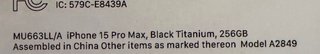 iPhone 15 Pro Max 256GB Negro