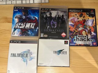 Lote Juegos PS2/PS3: Biohazard, .hack//Vol.2, FF X