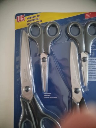 Set 4 paia forbici W5 Rostfrei acciaio inox