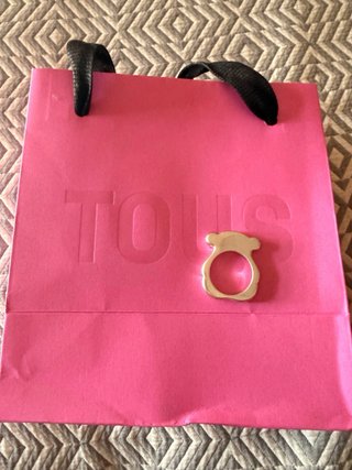 Anillo Tous Fino Silueta Plata talla