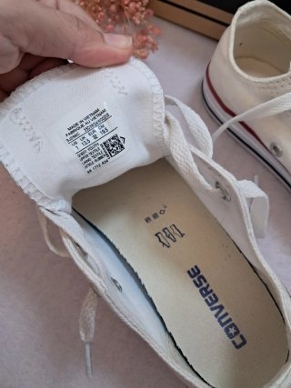 Converse All Star blancas talla 32 con caja
