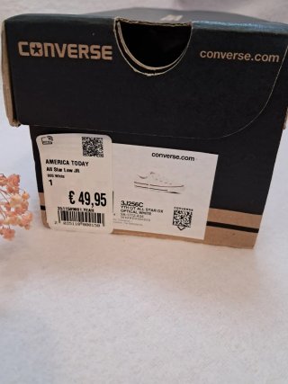 Converse All Star blancas talla 32 con caja