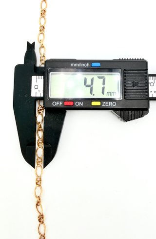 Pulsera Eslabones de oro de 18k, 5.53 g, 22 cm.