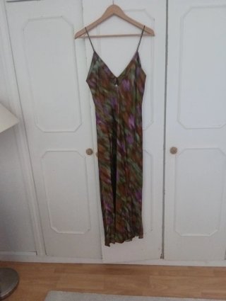 Vestido largo Zara Talla S estampado
