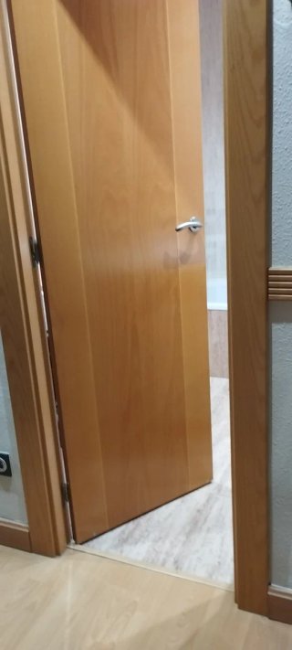 Puerta de madera de haya