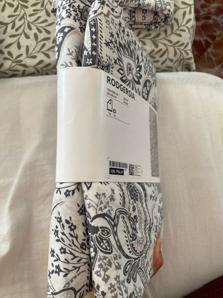 Fodera nordica e federa per cuscino IKEA mai aperta.