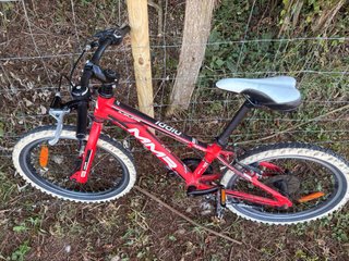 Bicicleta infantil MMR roja
