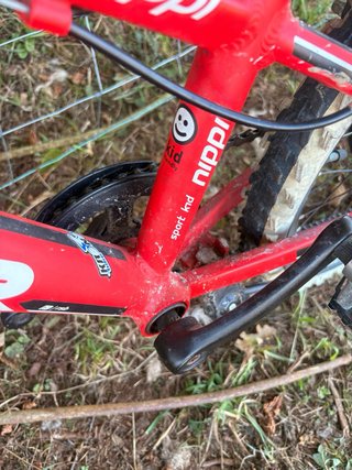 Bicicleta infantil MMR roja