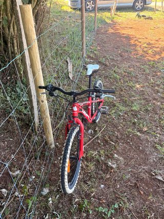 Bicicleta infantil MMR roja