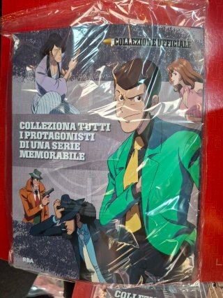 Lupin III statuetta + fascicolo RBA