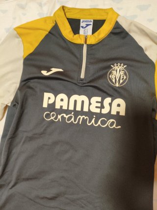 Sudadera Entrenamiento Villarreal Joma Gris/Amaril