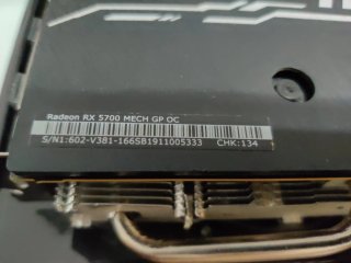 Lote 2 x MSI RX 5700 OC 8GB CrossFire