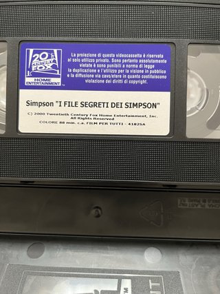 Due VHS The Simpson