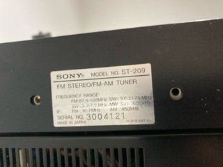 Minicadena Sony ST-209 FH-207 DXA-207
