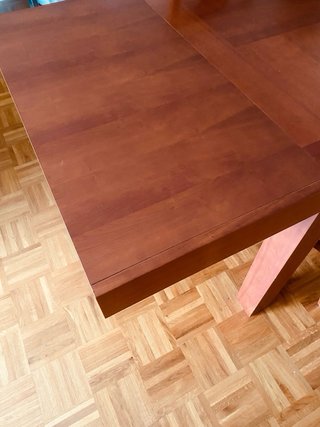 Mesa extensible comedor + 4 sillas