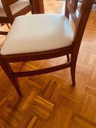 Mesa extensible comedor + 4 sillas
