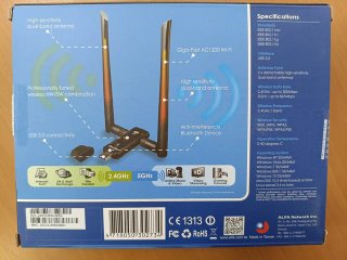 Adaptador Wi-Fi USB Alfa AWUS036AC AC1200