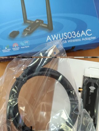 Adaptador Wi-Fi USB Alfa AWUS036AC AC1200