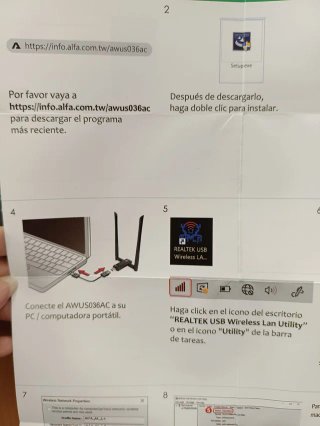 Adaptador Wi-Fi USB Alfa AWUS036AC AC1200