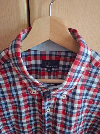 Camisa Fred Perry Cuadros XL