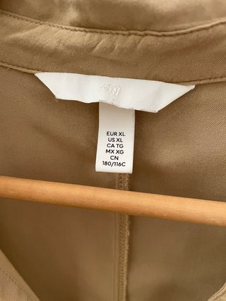 Vestido camisero safari beige