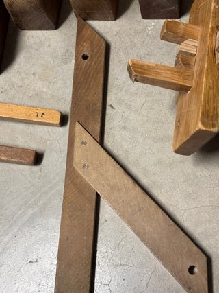 Juego de herramientas de carpintería antiguas