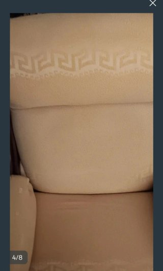 Sofá de salón tela y madera