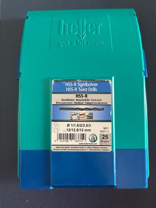 Juego Brocas Metal HSS-R Heller