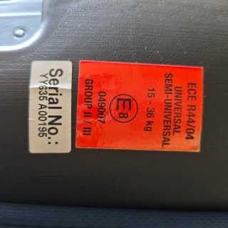Silla coche Isofix Grupo 2/3 azul