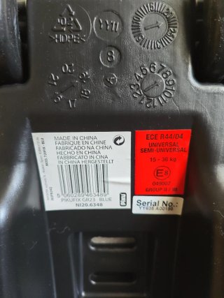 Silla coche Isofix Grupo 2/3 azul