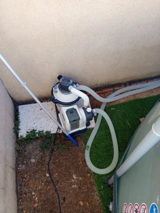 Piscina Bestway y depuradora