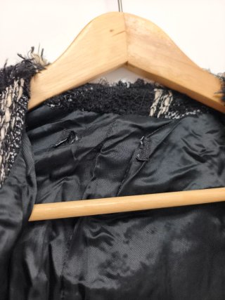 Chaqueta Zara Lana Cuadros