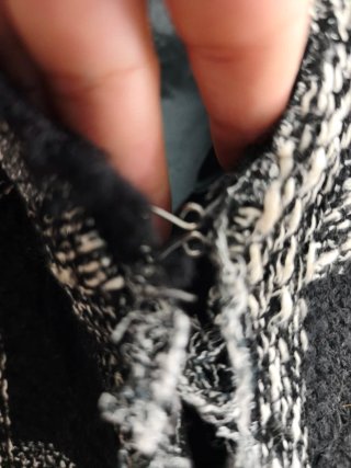 Chaqueta Zara Lana Cuadros