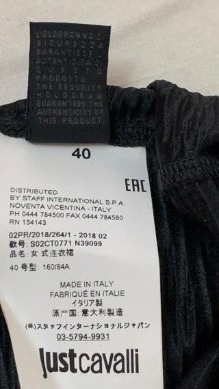 Vestito Just Cavalli nero tg 40