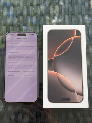 iPhone 16 Pro Max 256GB Oro