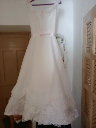 Vestido de Novia con Zapatos
