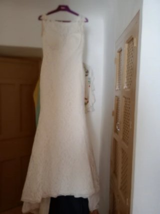 Vestido de Novia con Zapatos