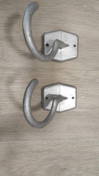 Soportes gancho aluminio para bicicleta (2 uds)