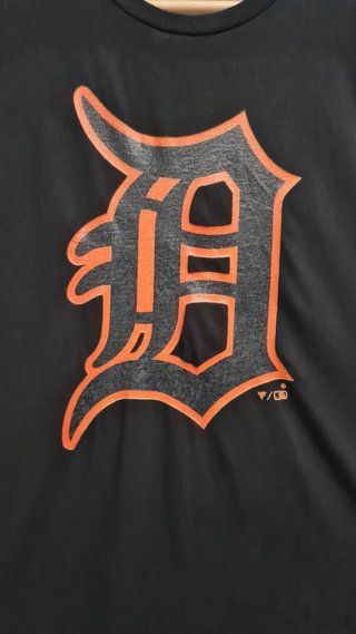 Camiseta MLB Fanatics Detroit Tigers Negra Talla S