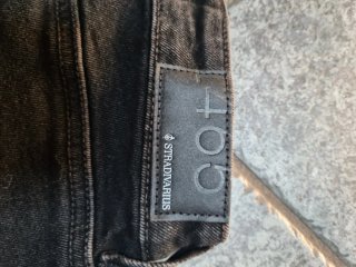 Jeans Mom Fit Stradivarius Neri Taglia 36