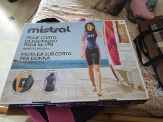 Traje Neopreno Corto Mujer Mistral Talla M