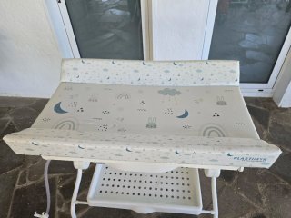 Bañera y cambiador para bebe