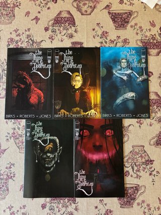 Comic The Thing on the Doorstep 5 grapas en inglés