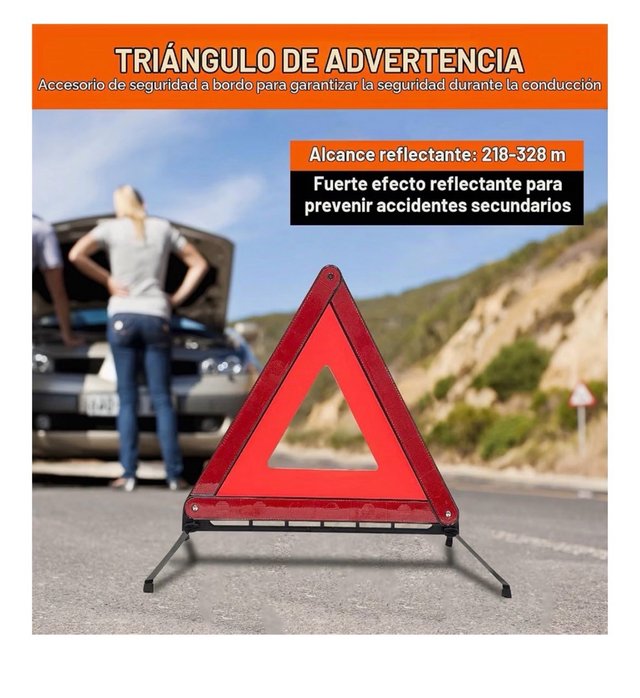 Triángulo Seguridad Homologado CE Plegable