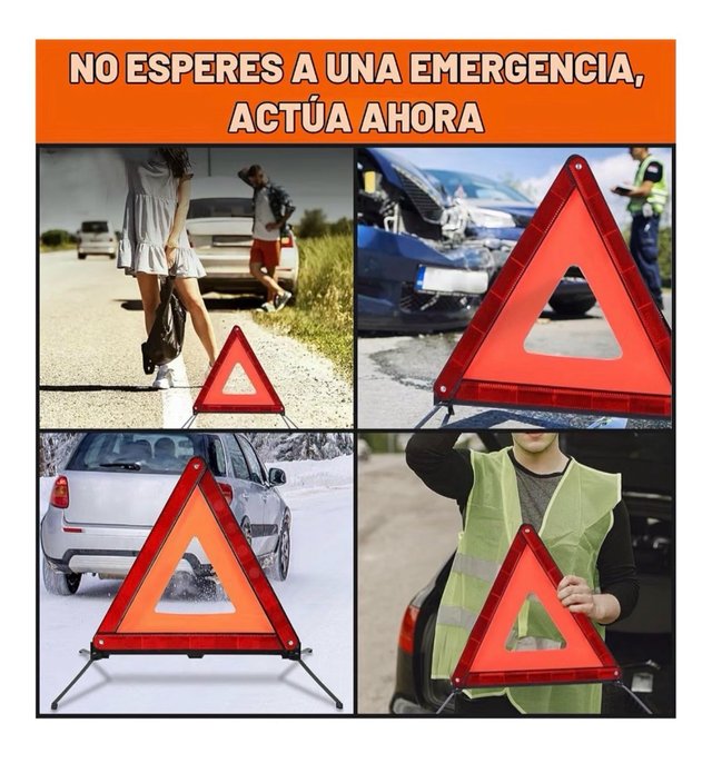 Triángulo Seguridad Homologado CE Plegable