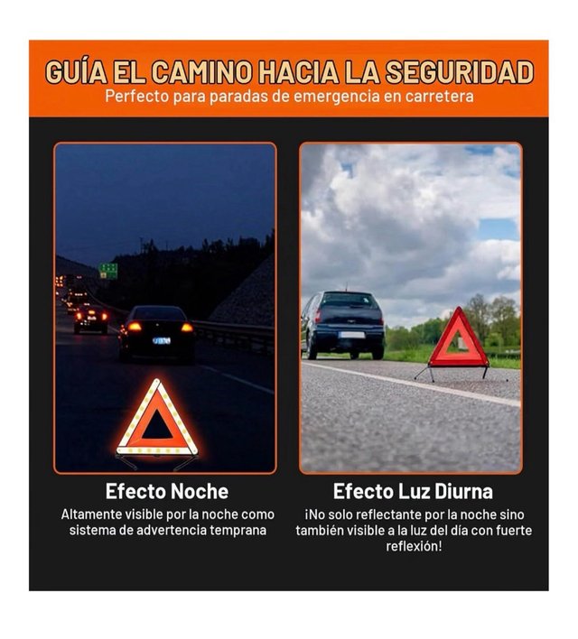 Triángulo Seguridad Homologado CE Plegable