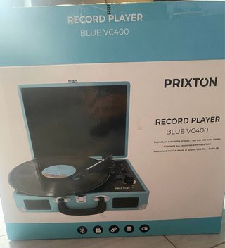 Nuevo!Reproductor Vinilo Maleta Prixton VC400 Azul