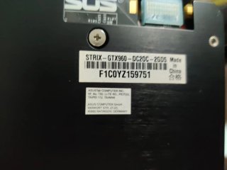 ASUS Strix GeForce GTX 960 2GB OC Edition